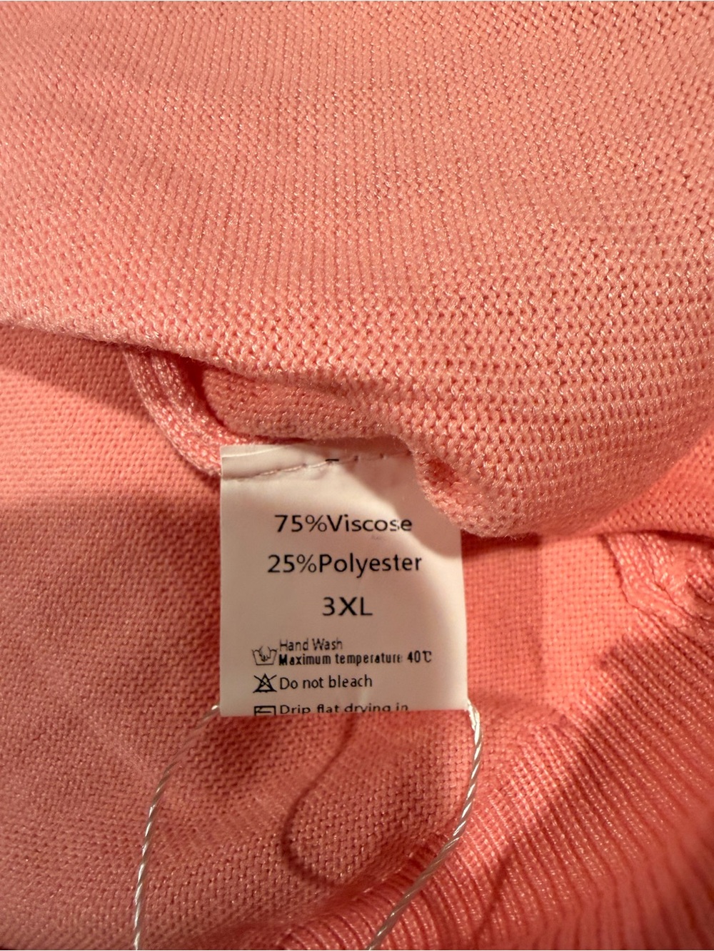 Pink Ribbed Tie-Front Crop Top - Picture 6 of 6